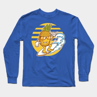 PINEAPPLE SURFING Long Sleeve T-Shirt